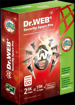 Dr.Web Security Space Pro 2ПК 1 год - фото 4755