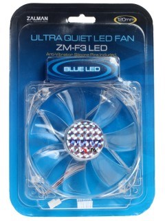 Вентилятор ZALMAN &lt;ZM-F3BL&gt; Fan for m/tower (SMART, Blue, 120x120x25mm, 20-32дБ, 1000-1800об/мин) - фото 4829