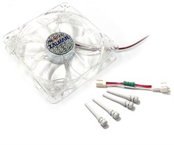 Вентилятор ZALMAN <ZM-F3BL> Fan for m/tower (SMART, Blue, 120x120x25mm, 20-32дБ, 1000-1800об/мин) - фото 4832