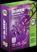Антивирус Dr.Web Pro 2ПК 1 Год