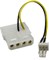 4 Pin Molex  to 3 Pin power Adapter Cable 12V - фото 3569
