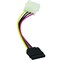 Переходник SATA питания один IDE 4 pin + 1 SATA 20 см - фото 4798